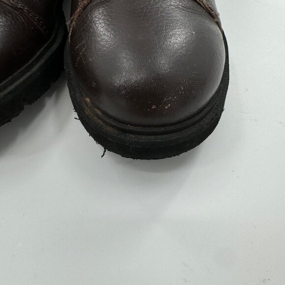 Mini Boden Kids Leather Hiking Boots Size 34 or US 2.5 With Side Zipper - Picture 9 of 15